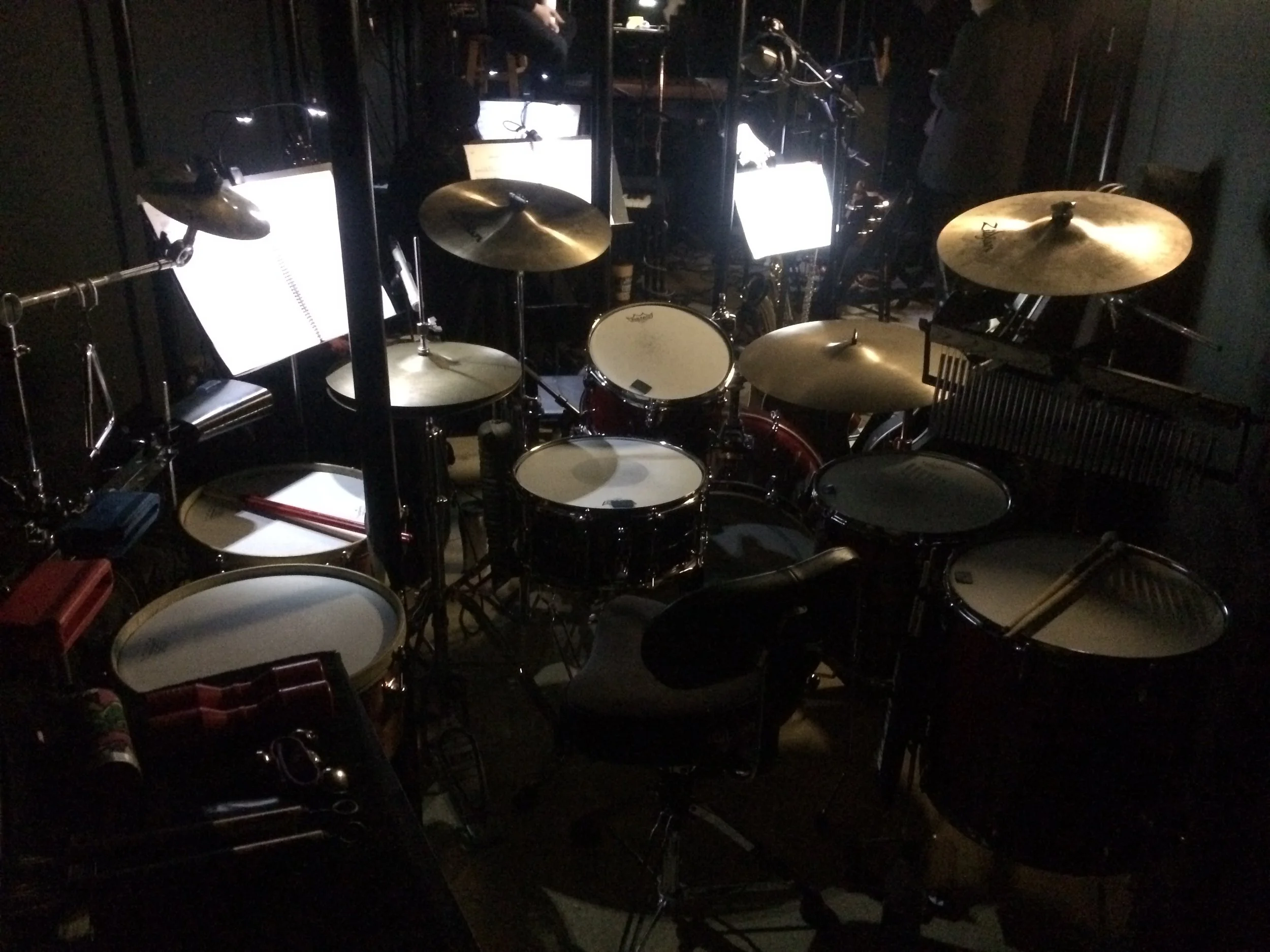  Seussical set-up at Grand Warner Theatre 