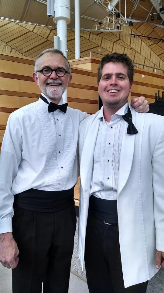  Post AFMS concert with my teacher, Doug Howard (Dallas Symphony Orchestra) 