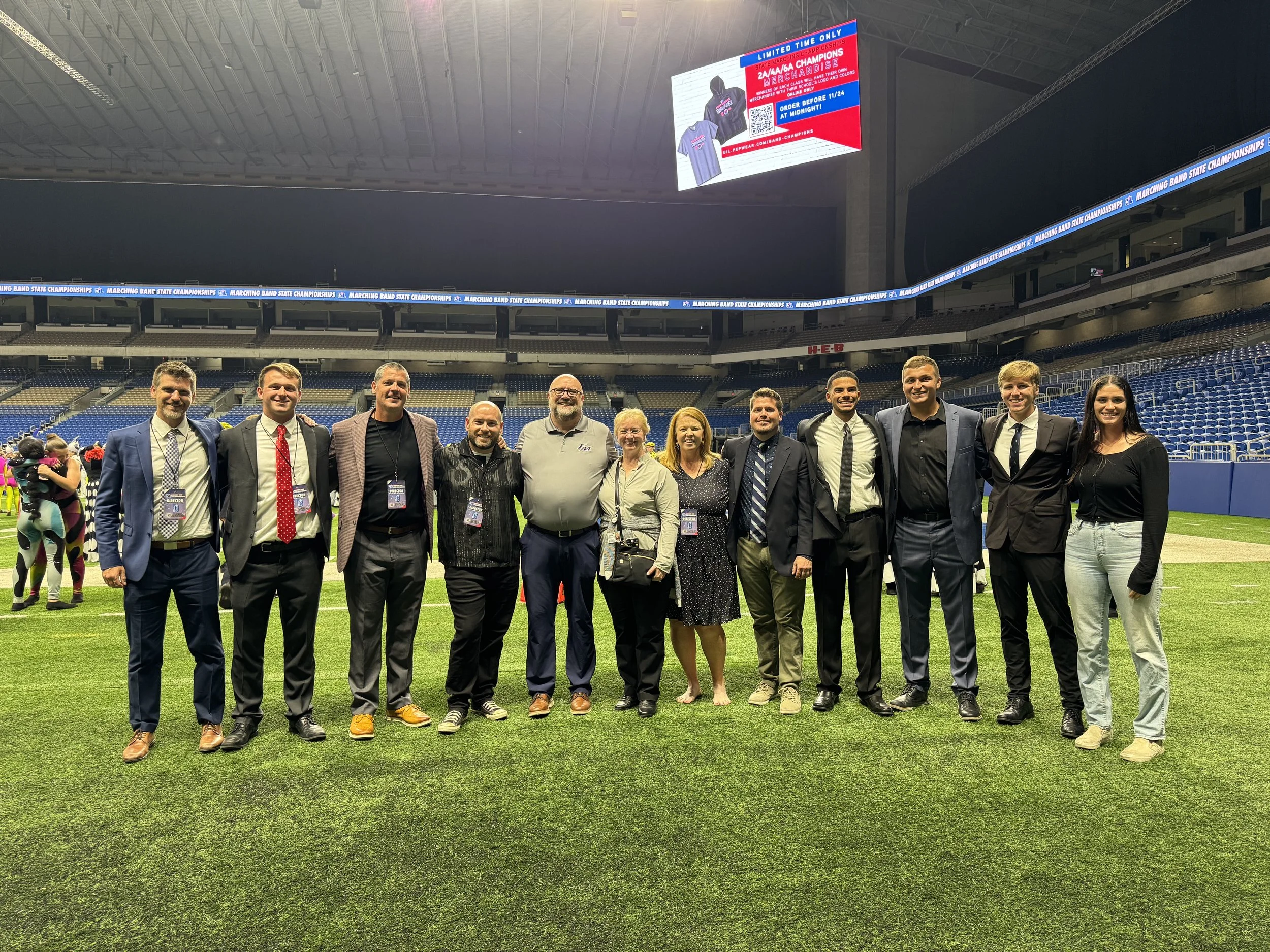  FloMo Staff at UIL 6A State Marching Championship 2024 