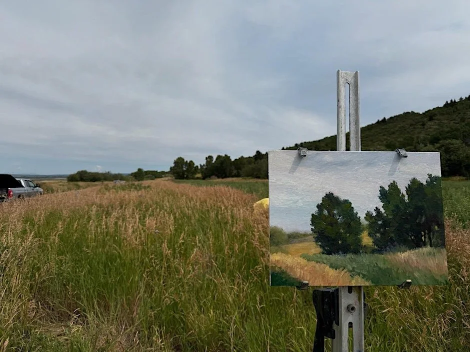 Painting at Whetstone Savanna Preserve