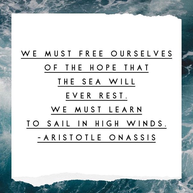 I don&rsquo;t have any resolutions this year, but I have been doing #wellnessmyway to lay a good foundation for 2019. Today&rsquo;s task is to share a quote, and this one just felt right. These words has stuck with me for almost a decade. 🌊