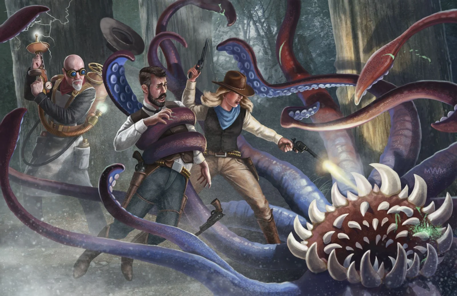 The Forest Thing, interior illustration for Pinnacle Entertainment Group