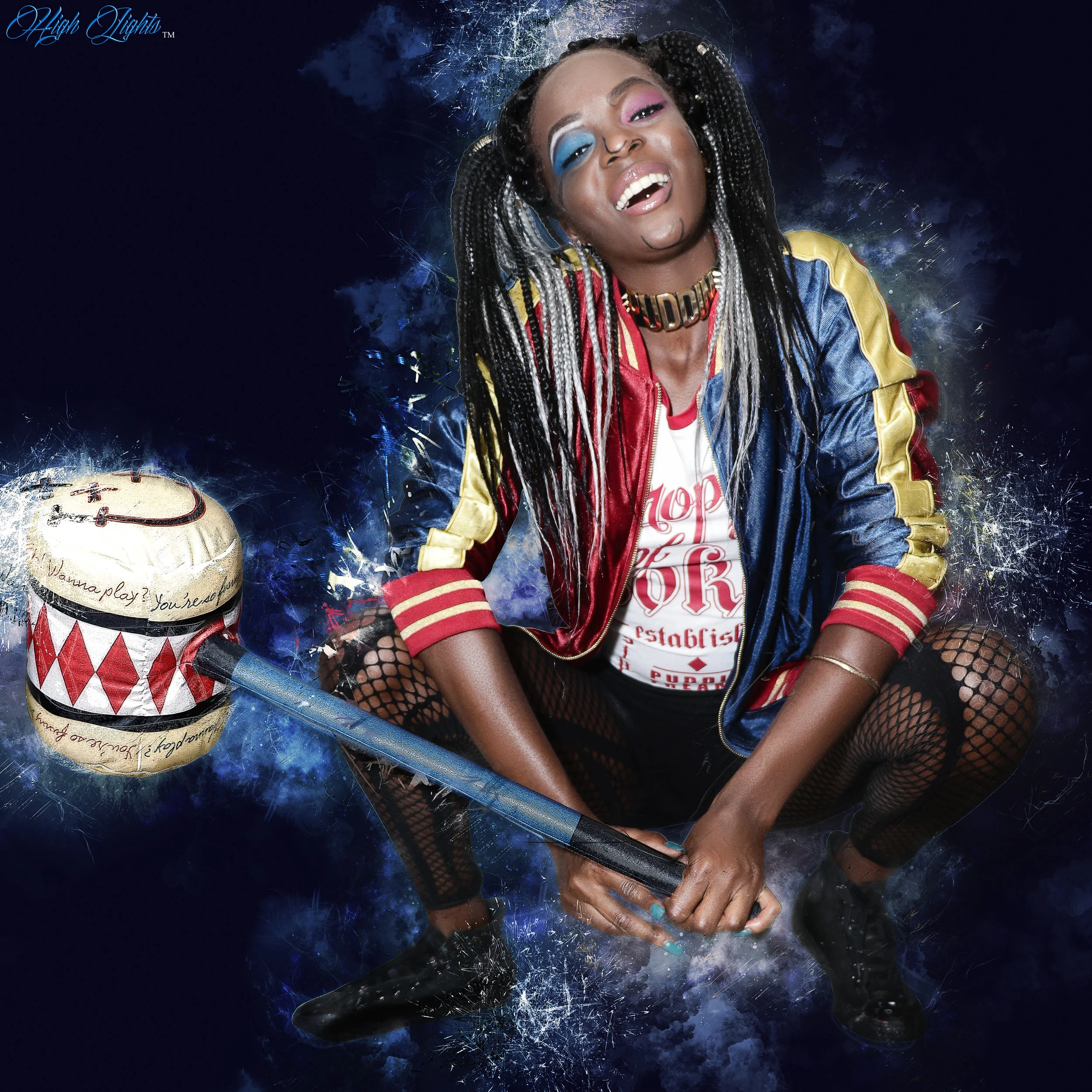 High Lights Bianca Jagger Harley Quinn 3.jpg