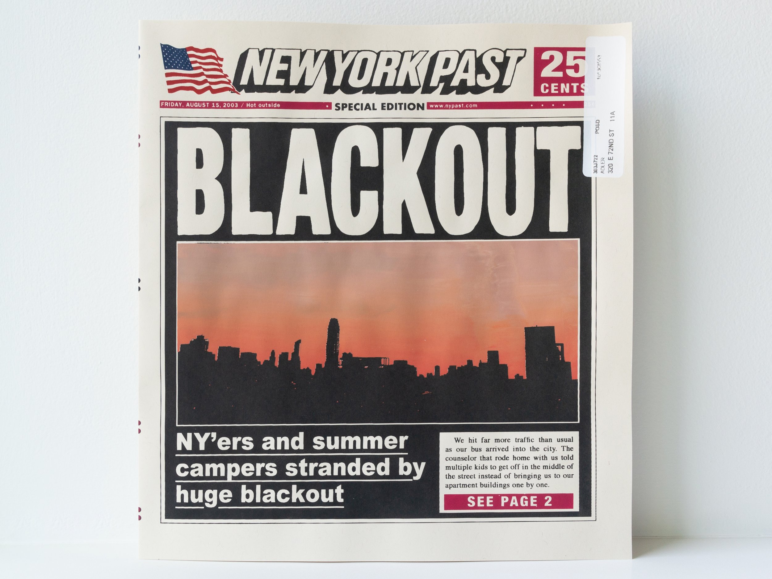 Blackout from the Past [Front]