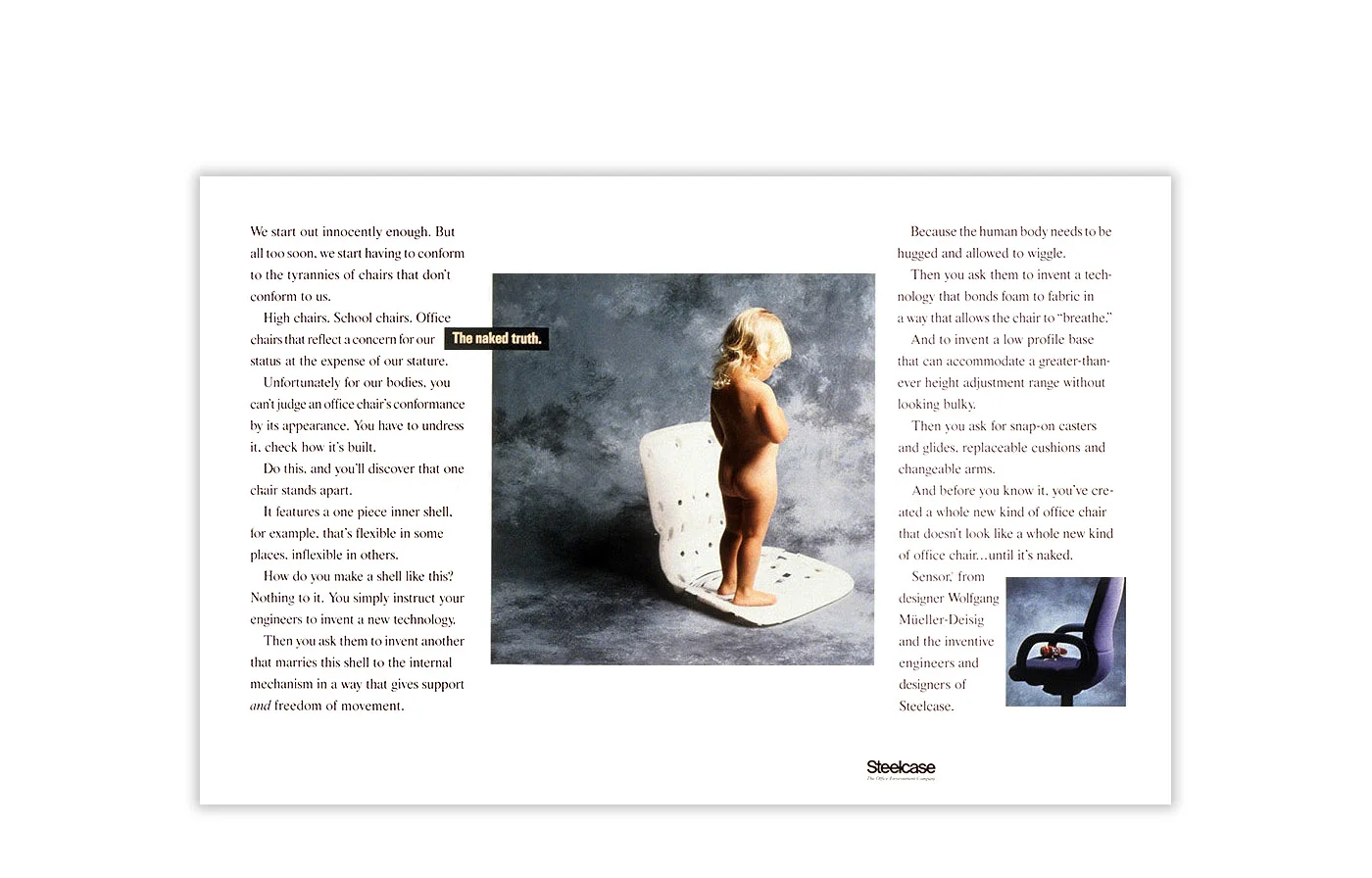 ^ Steelcase. Office furniture advertising campaign.
