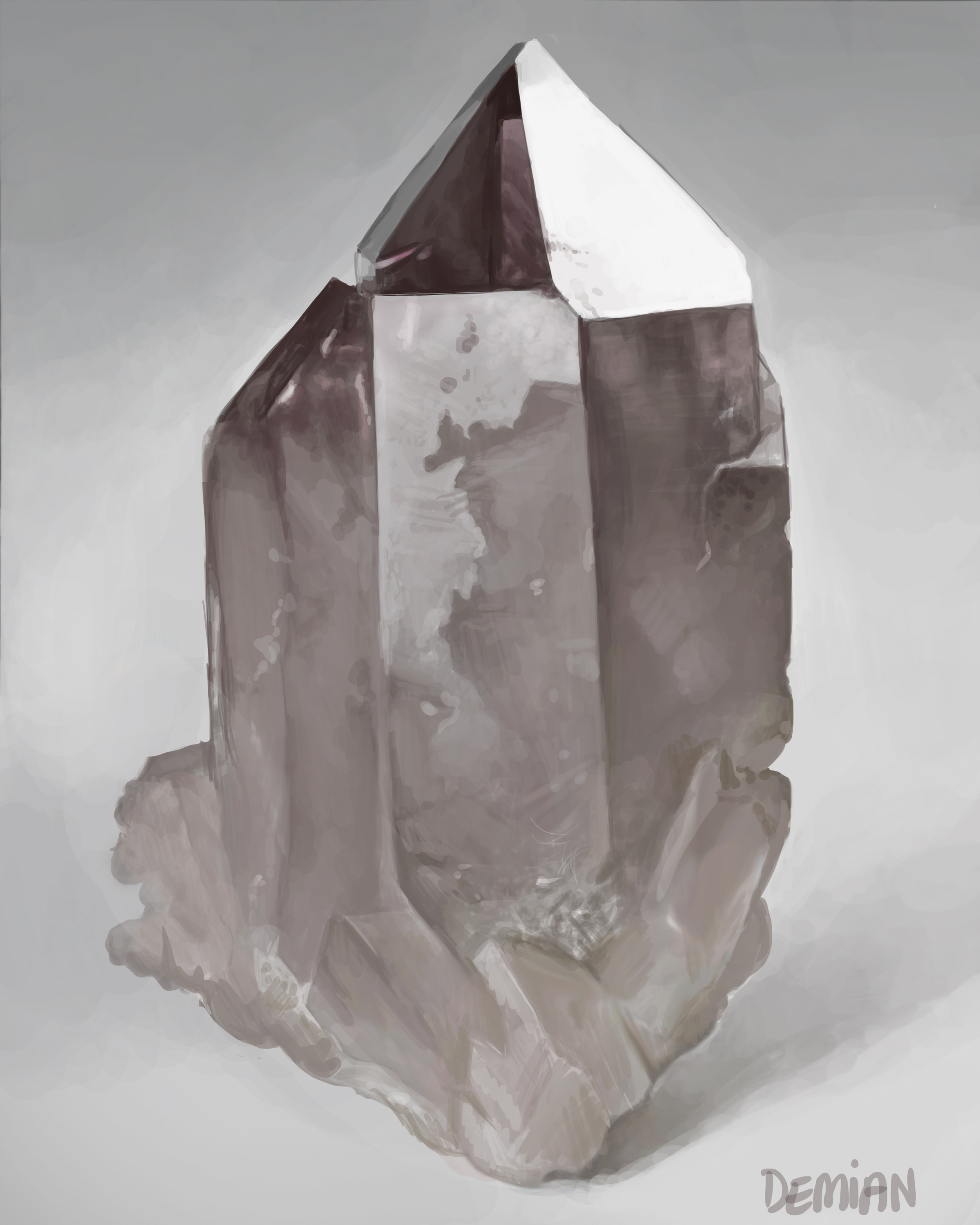 Quartz- Amethyst var.