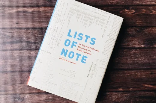 Lists of Note