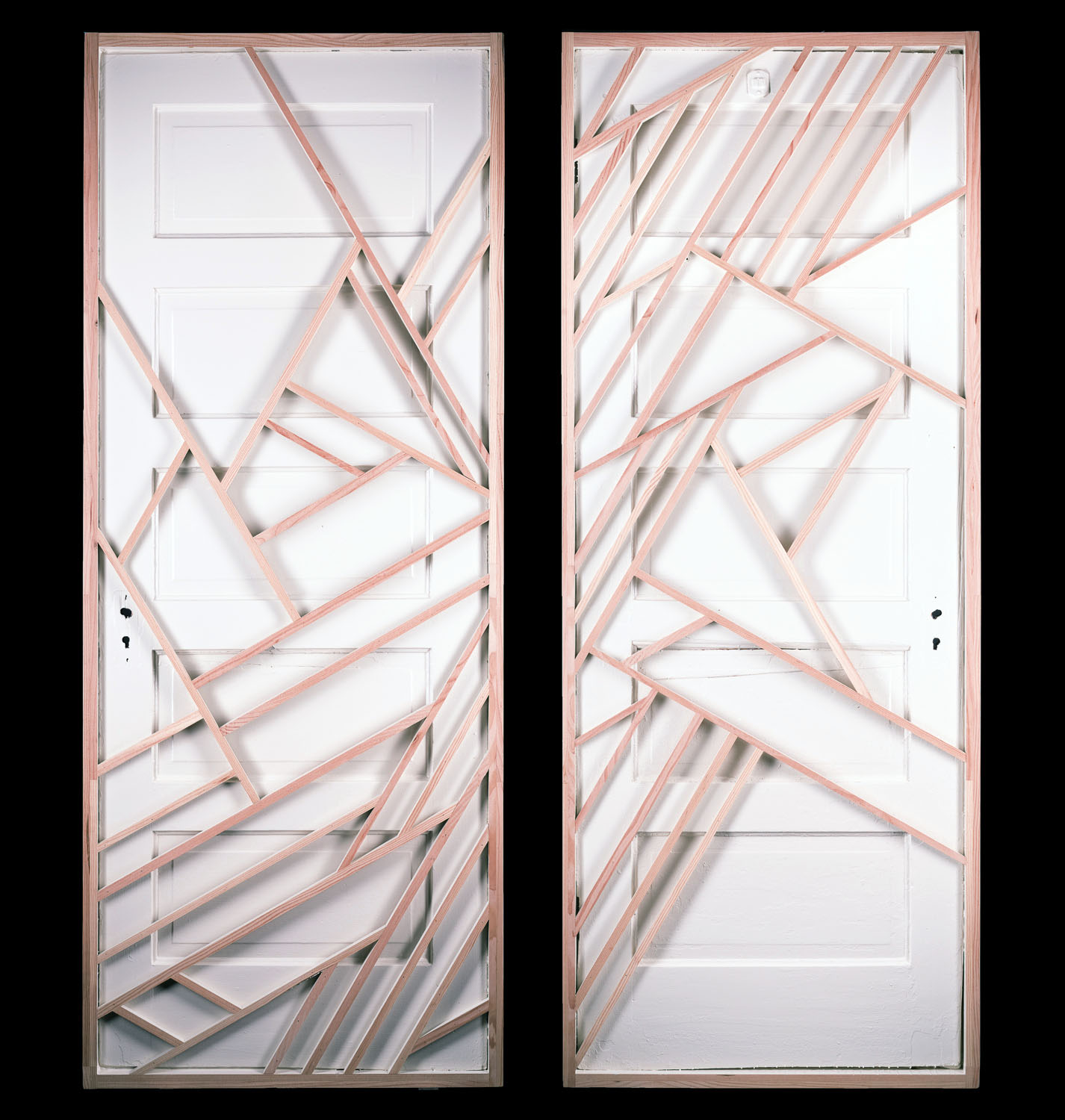 ART FOR RECOVERY, NEVADA MUSEUM OF ART 'Evolution" by Robb Olson (for Doors to Recovery) Salvaged door, scrap Douglas fir, paint Goes to auction on Sept 10th, 2016 http://www.doorstorecovery.org