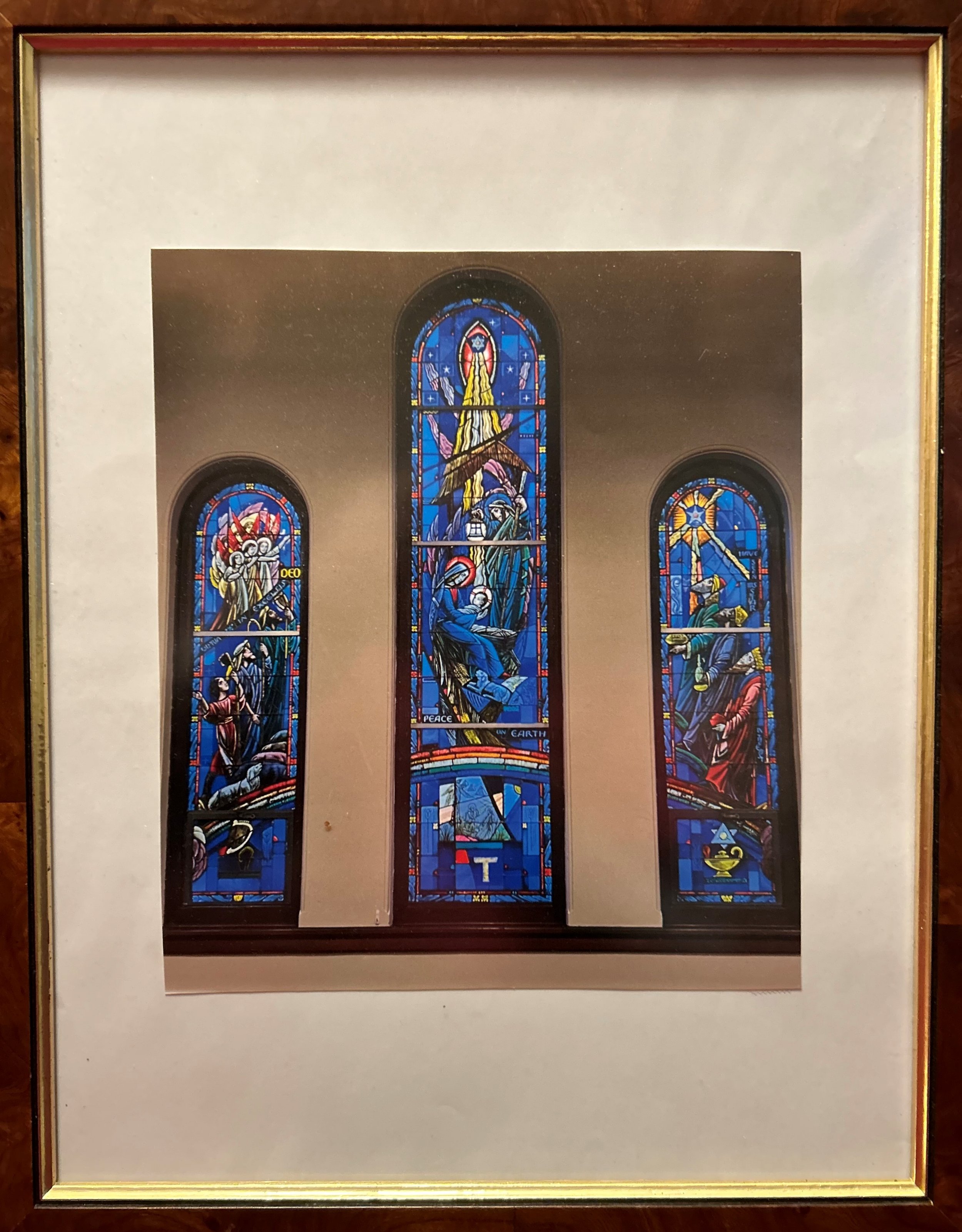 2.  Ogden Memorial Presbyterian Church Stained Glass Triptychs* Artist: Kathy Havens  Photography  $45