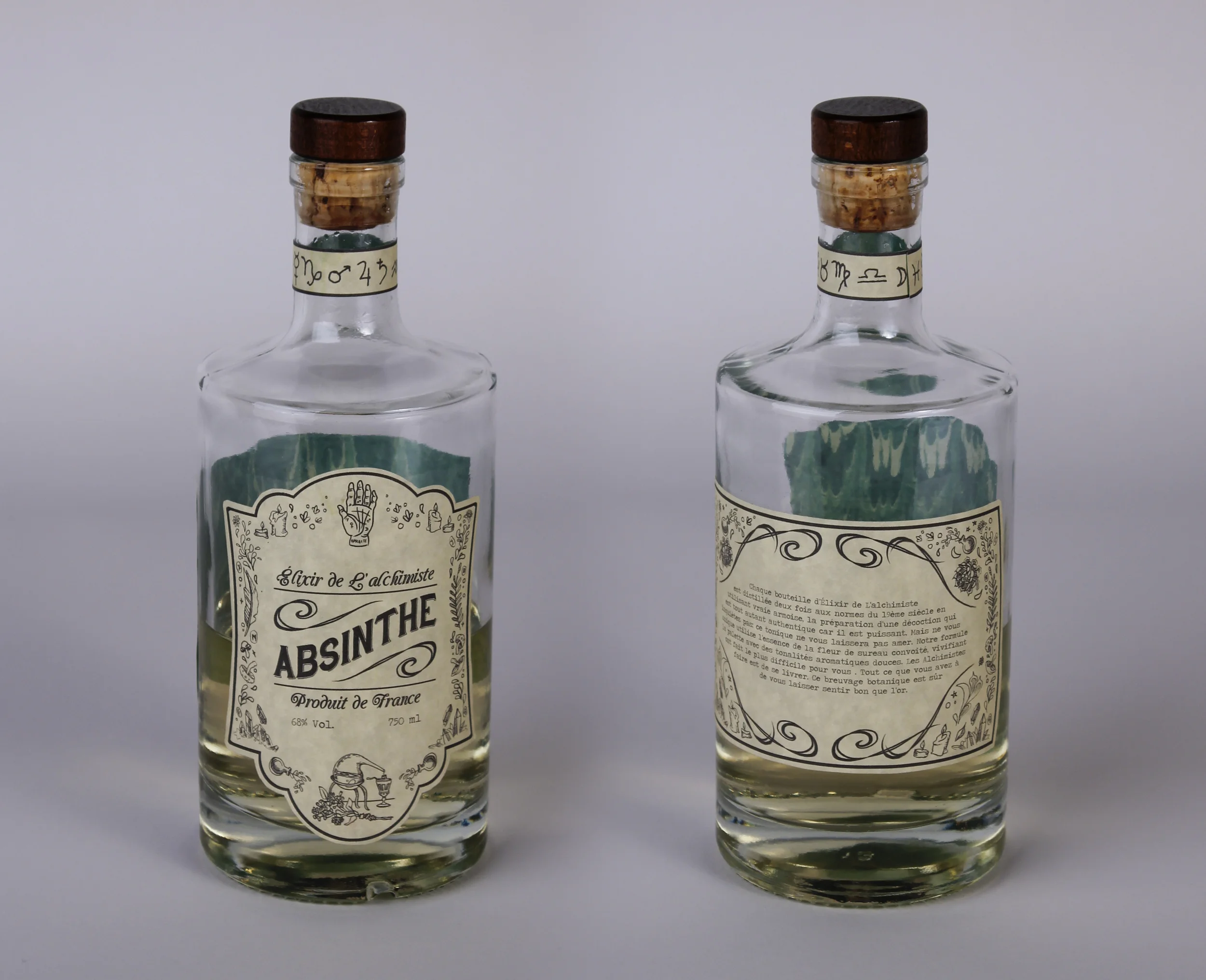 Bottle Label (applied)