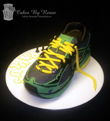 Sneaker Runner 3D realistic sports cake 