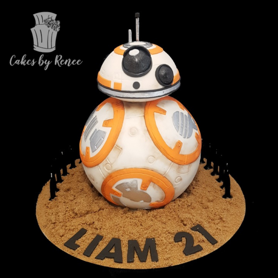 Movie cake BB8 Star Wars cake 3D amazing