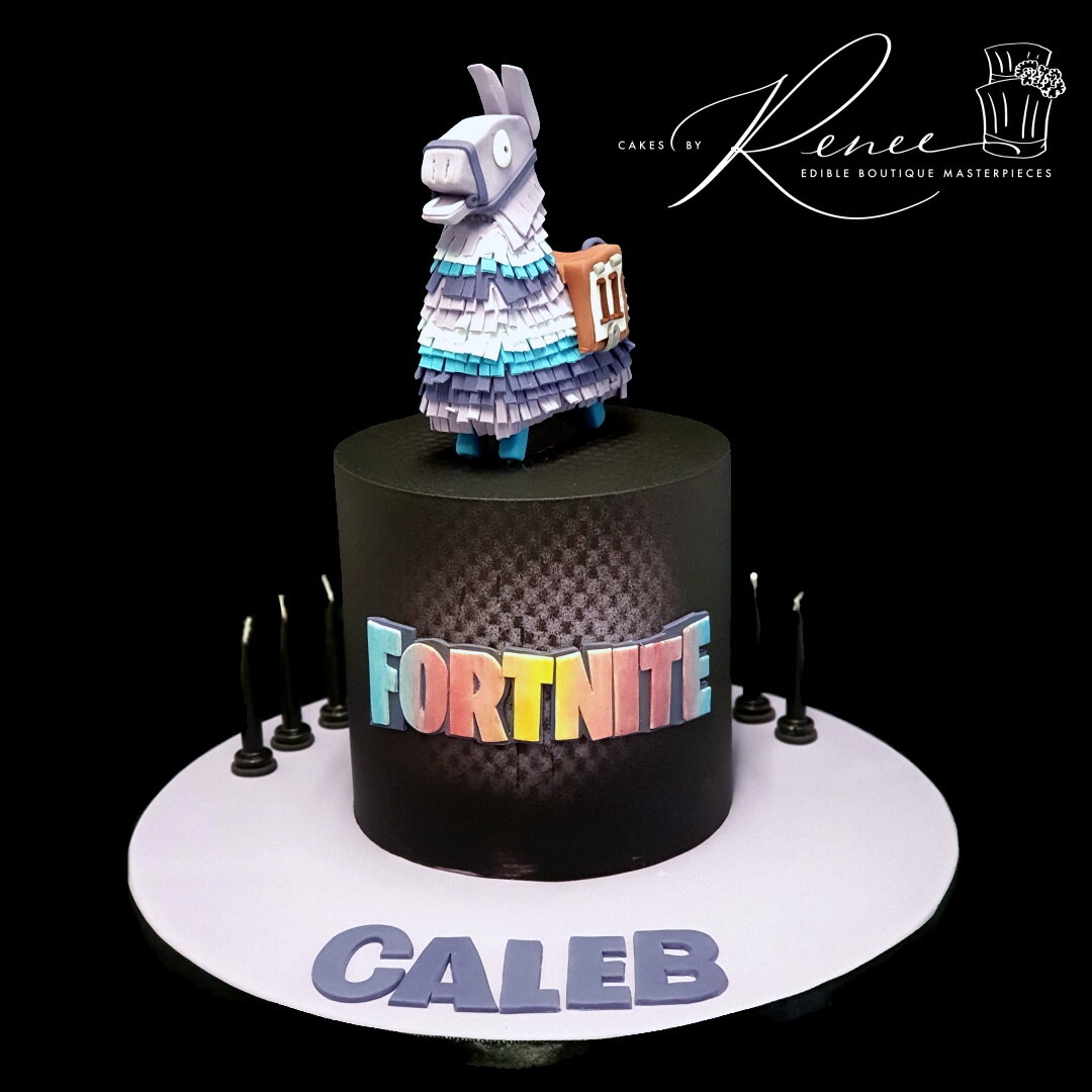 Fortnite Lama Birthday Cake 