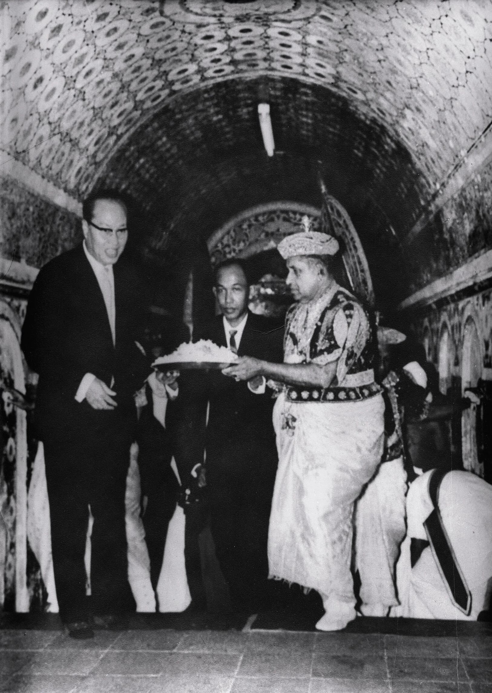 H.B. Udurawana with United Nations Secretary-General U Thant