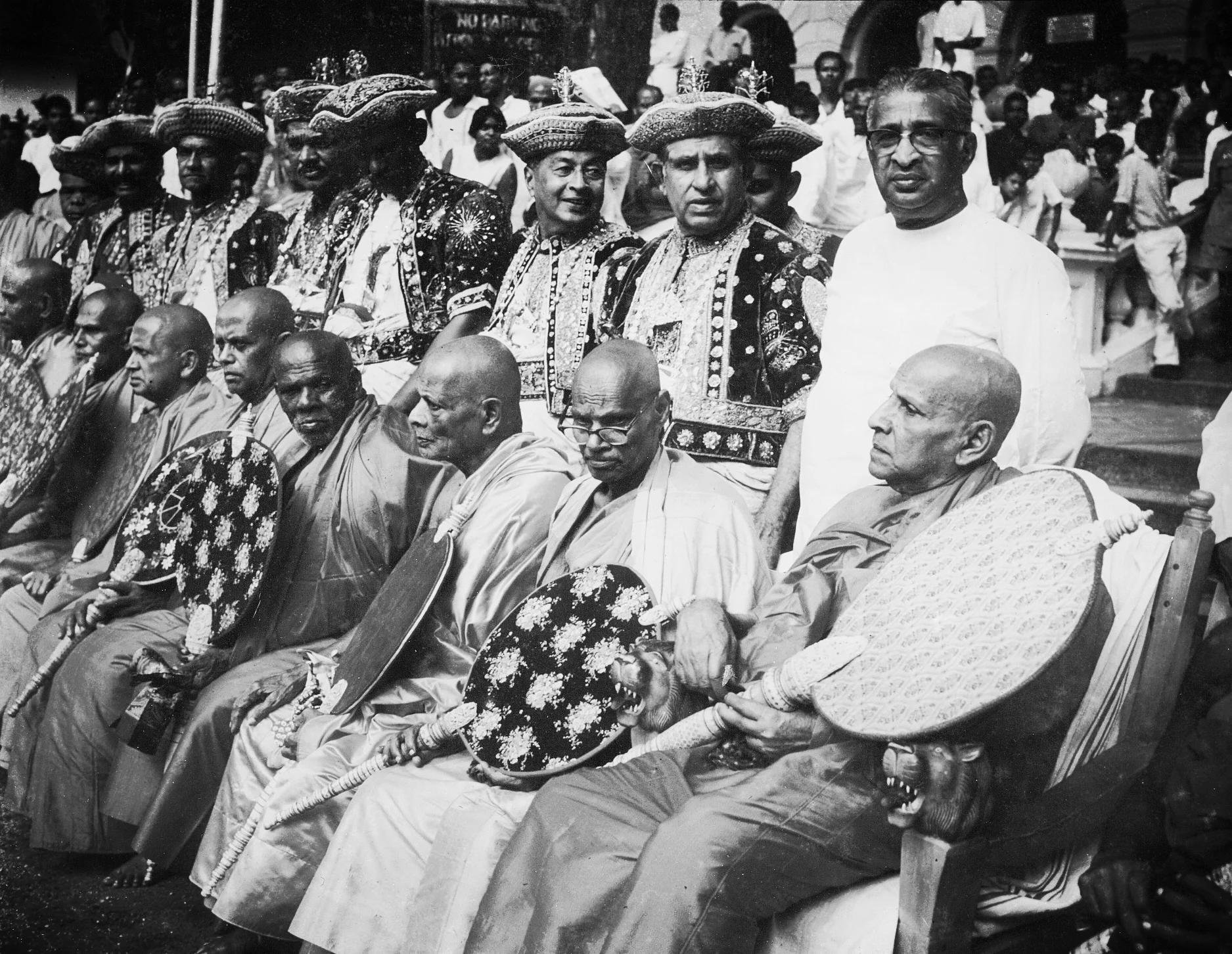 H.B. Udurawana with His Excellency Dudley Senanayake, the second Prime Minister of Sri Lanka