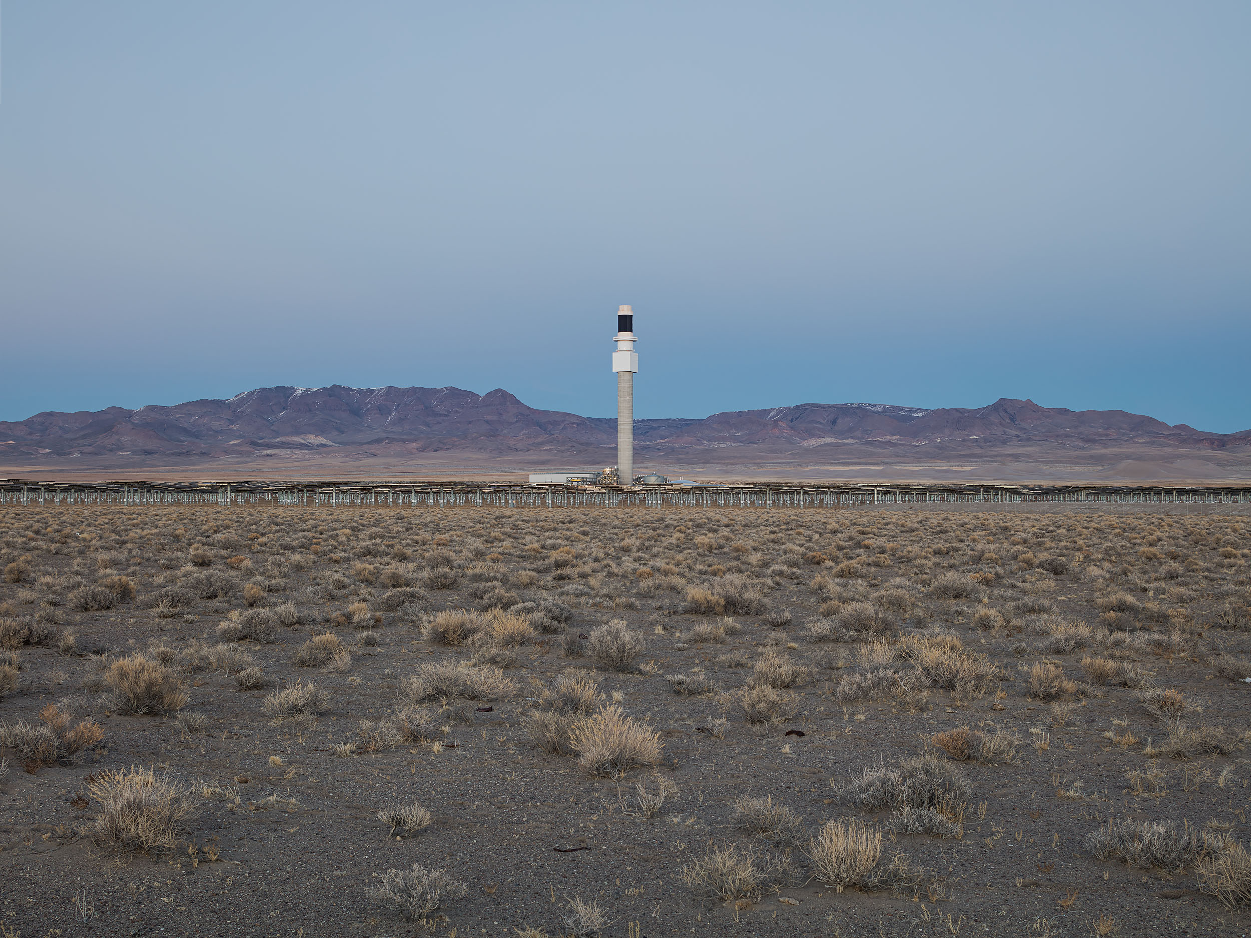 Crescent Dunes Solar Energy Project, Heliostats and Power Tower - Nye County, NV