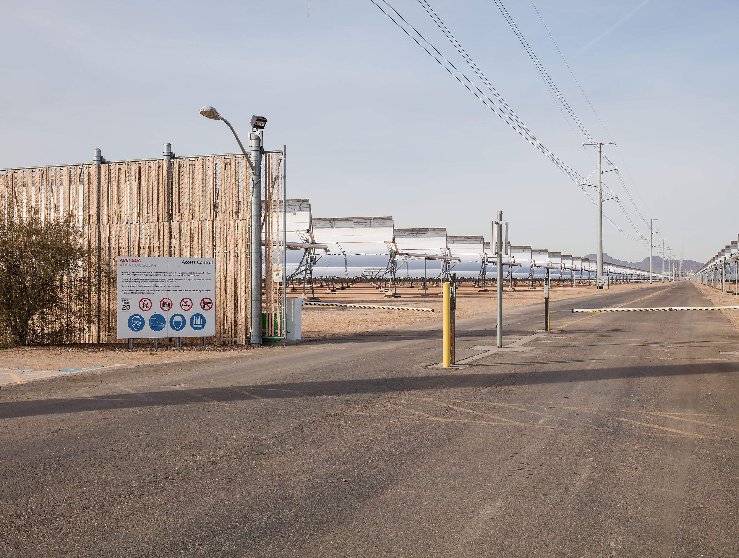 Abengoa Solar, Solana Parabolic Trough Plant - Gila Bend, AZ