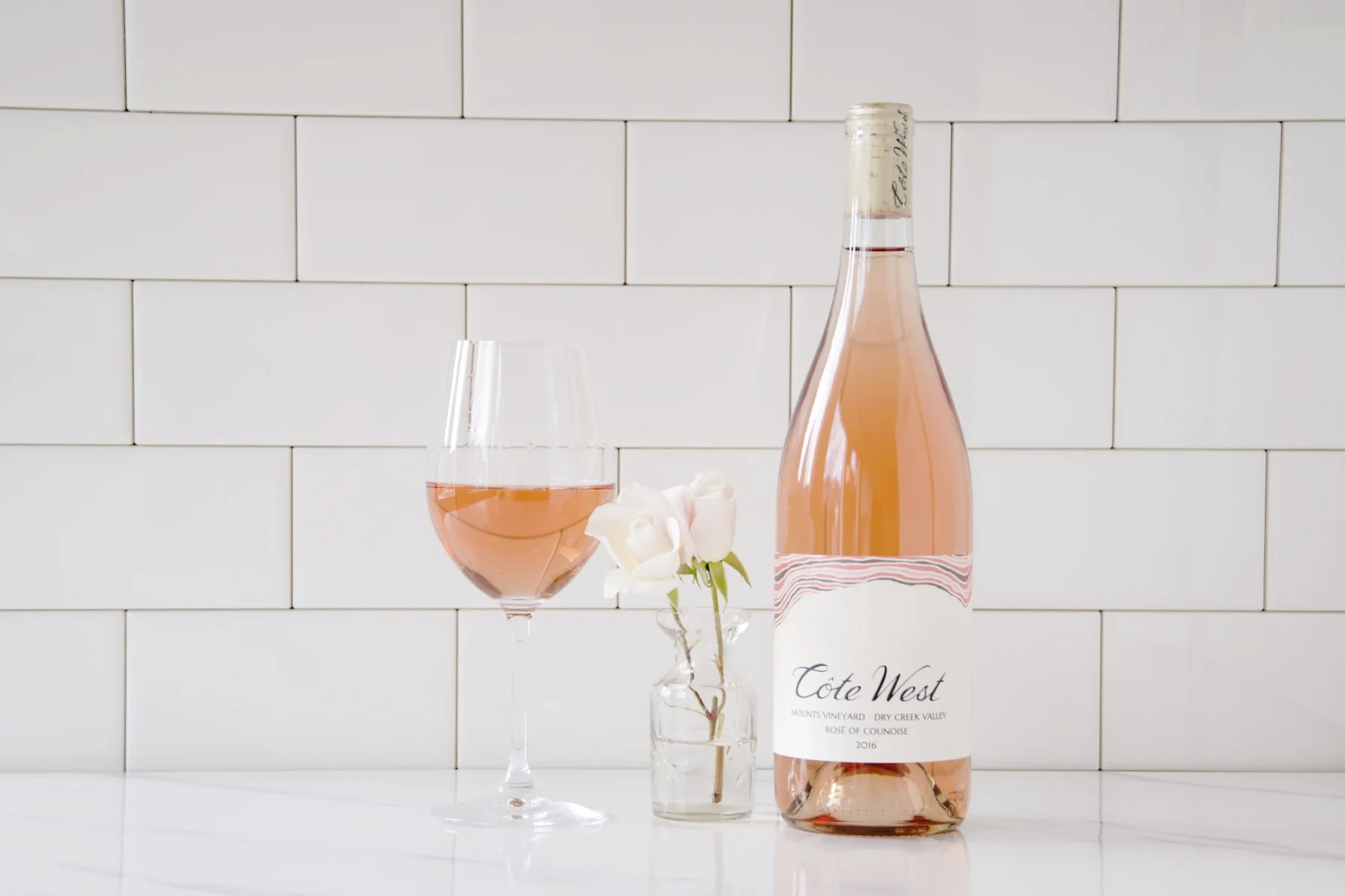 2017 Mounts Dry Creek Valley Rosé of Counoise Intensely aromatic, bright and perfumed red fruits bound out of the glass. On the palate, this dry rosé has a rich body, yet lively acidity.