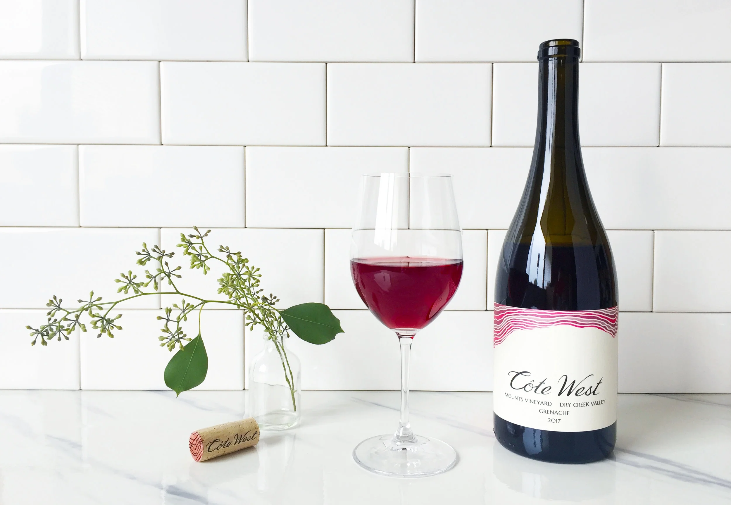 2017 Mounts Dry Creek Valley GrenacheRipe raspberries and velvety notes of strawberry, with a touch of white pepper. Soft tannins.
