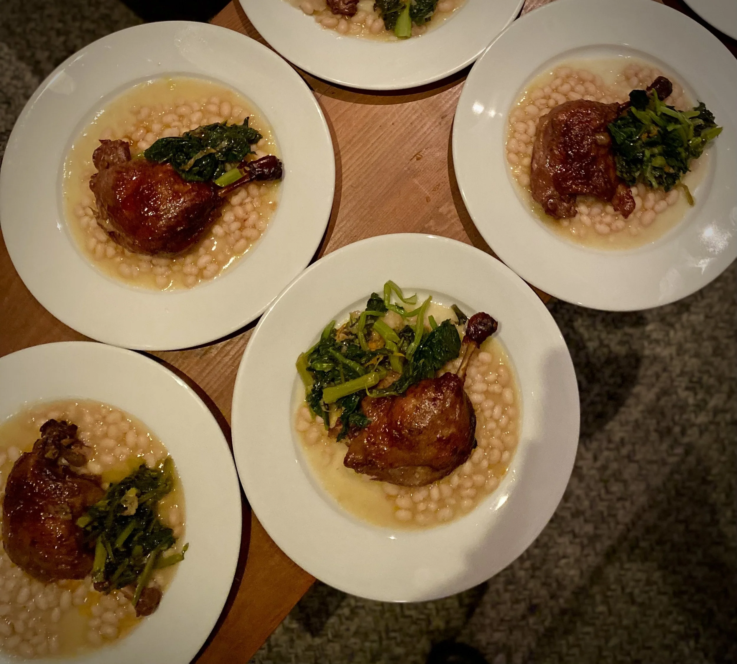 Pinot Noir Braised Duck Legs