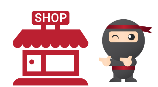Ninja Point Ninja Points are our partner retail shops located at areas with high footfall. You can collect your parcel by providing the store attendant with a verification code, which will be sent to you via email and SMS once your parcel has arrived at the Ninja Point.