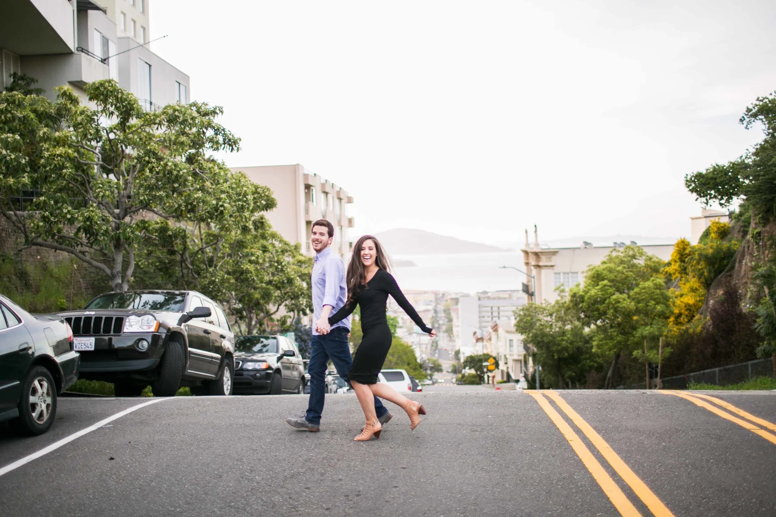 San Francisco Nob Hill Engagement: Alison & Kevin