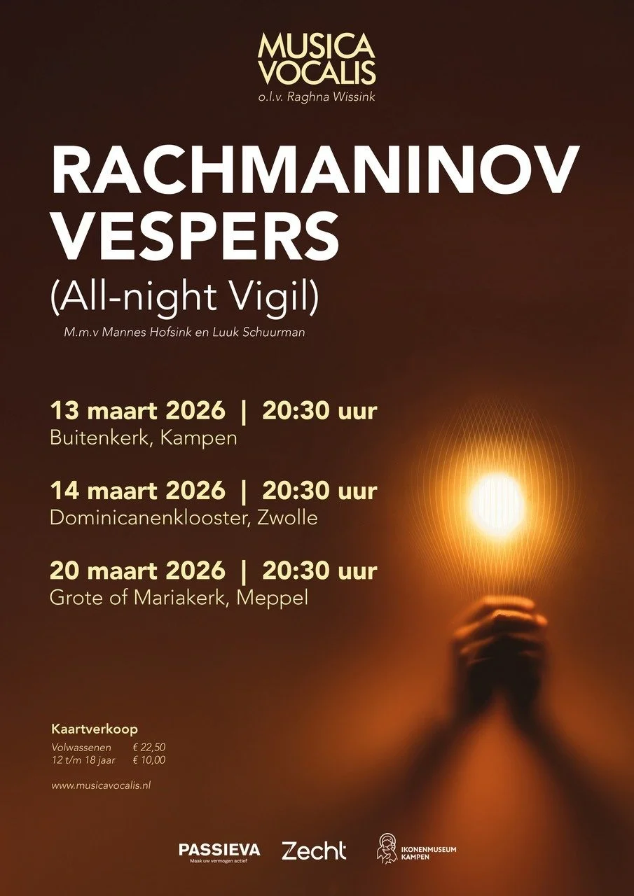 Vespers Rachmaninov, 14 maart, Dominicanenkerk, Zwolle