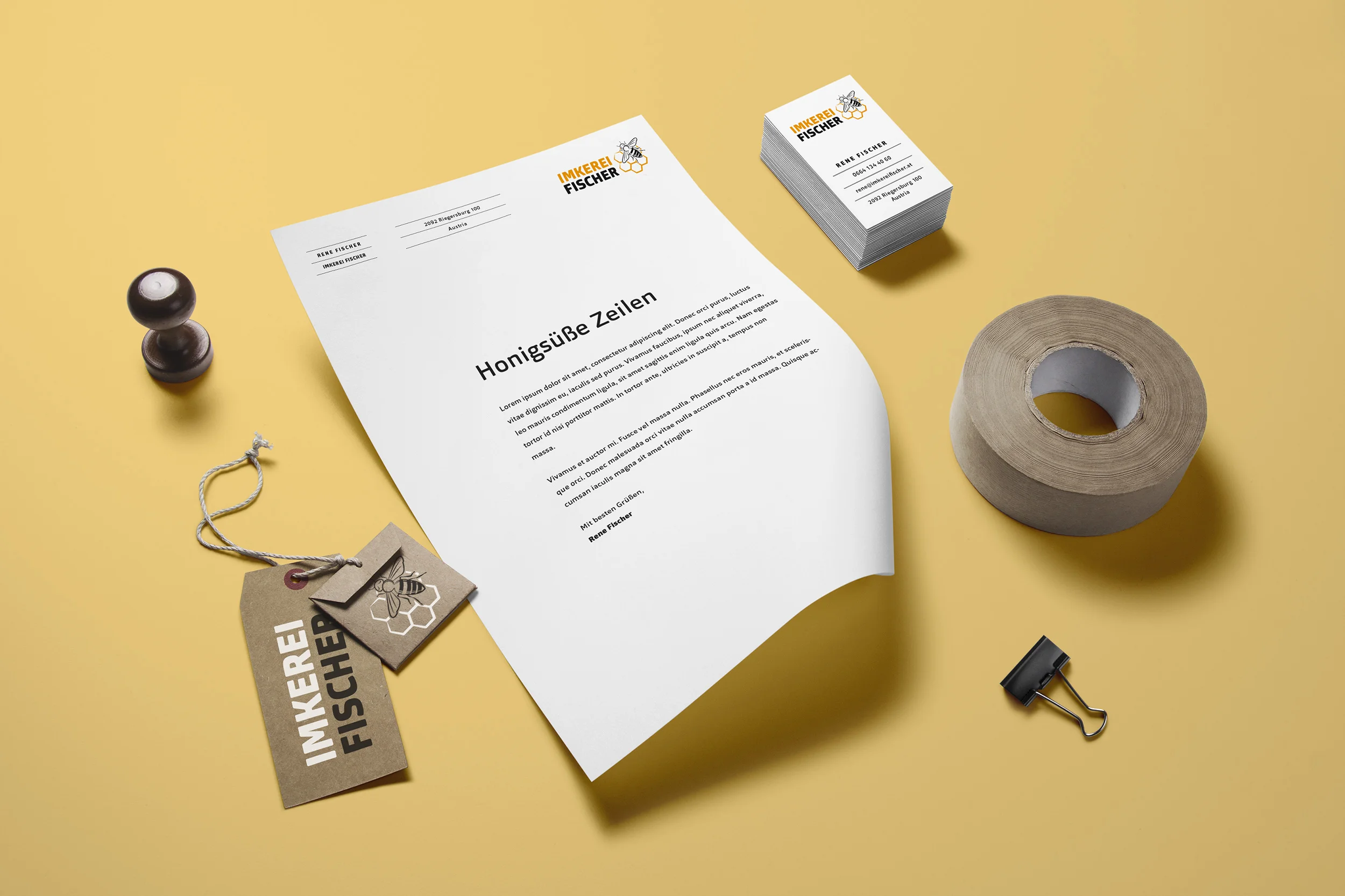 Imkerei Fischer: Corporate Design