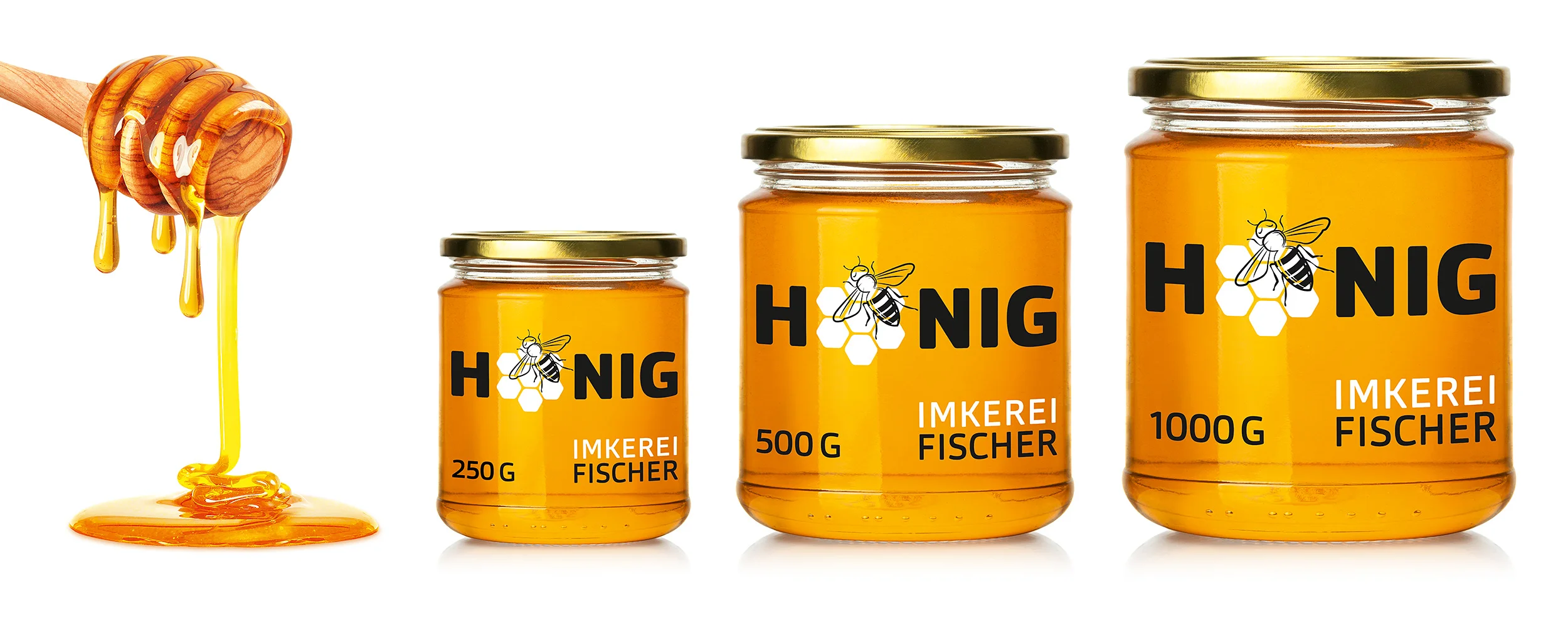 Imkerei Fischer: Packaging-Design