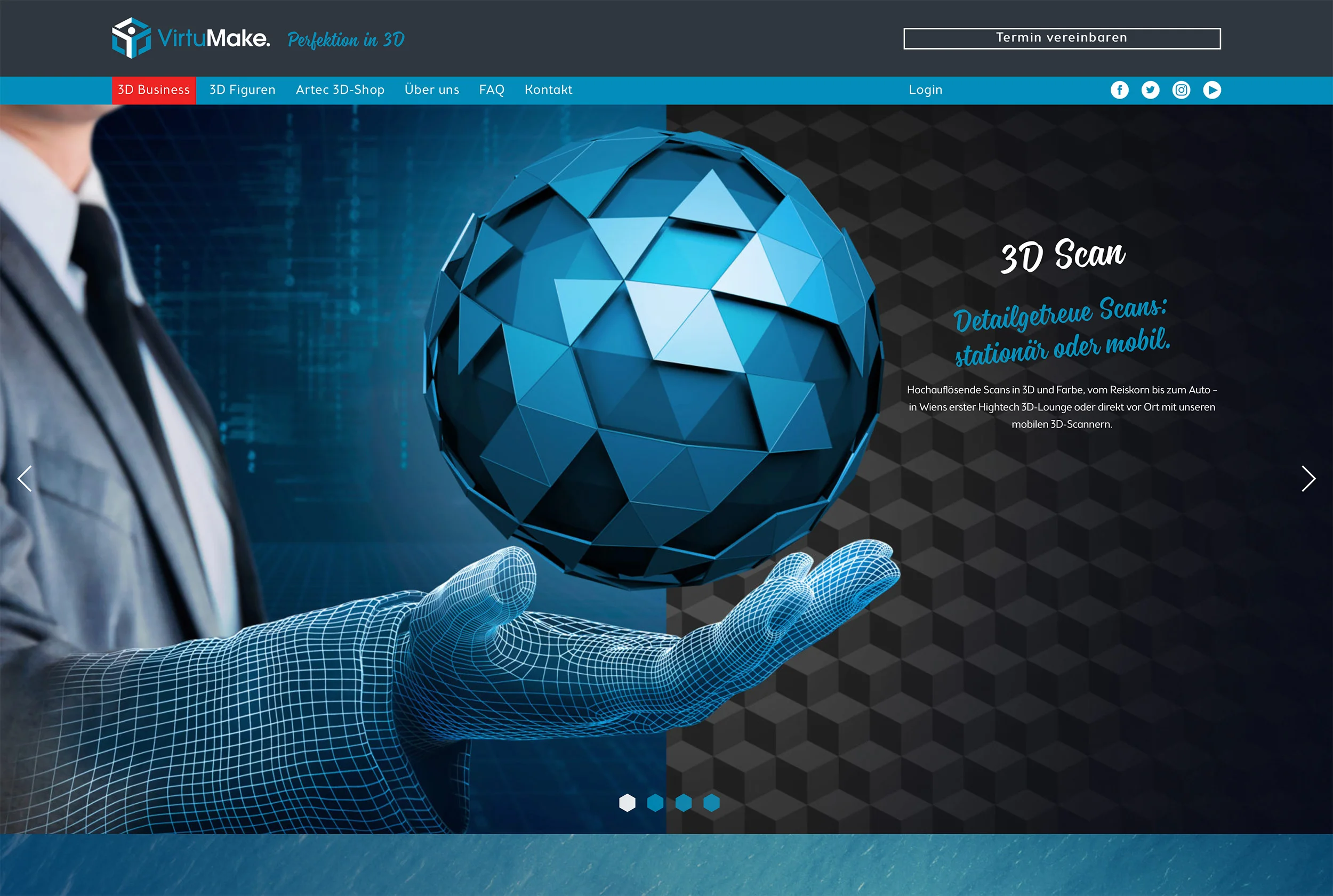 VirtuMake: Web-Design