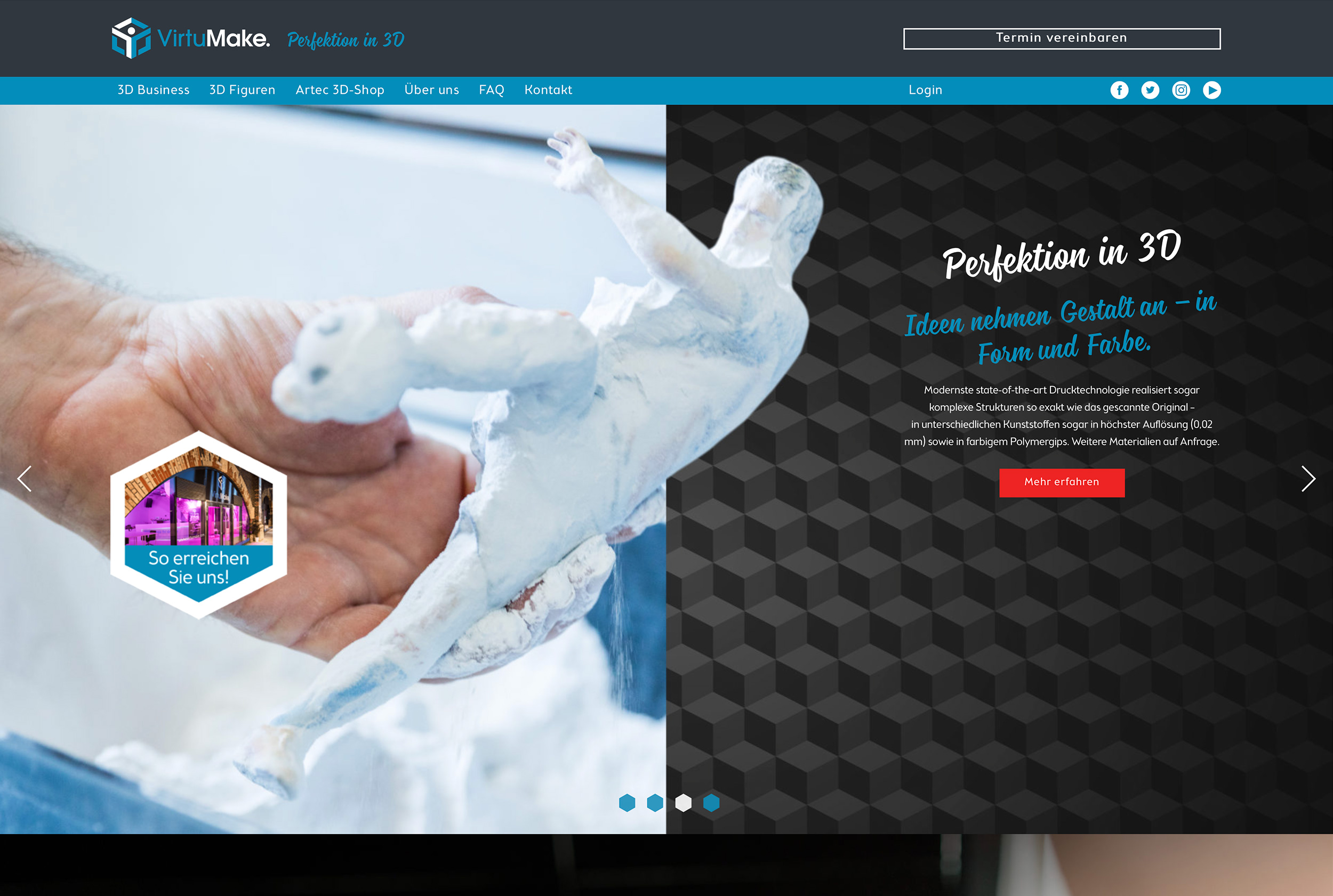 VirtuMake: Web-Design