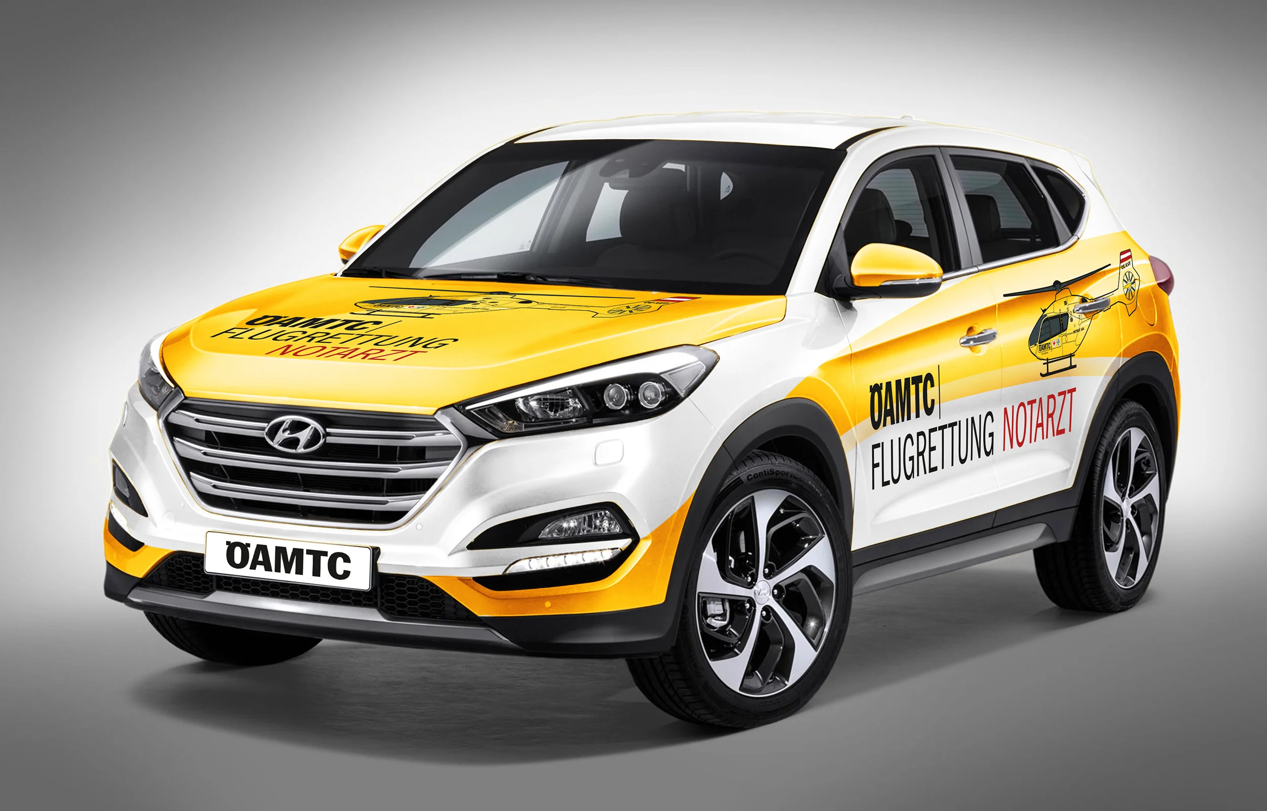ÖAMTC Flugrettung: Branding Einsatz-Auto