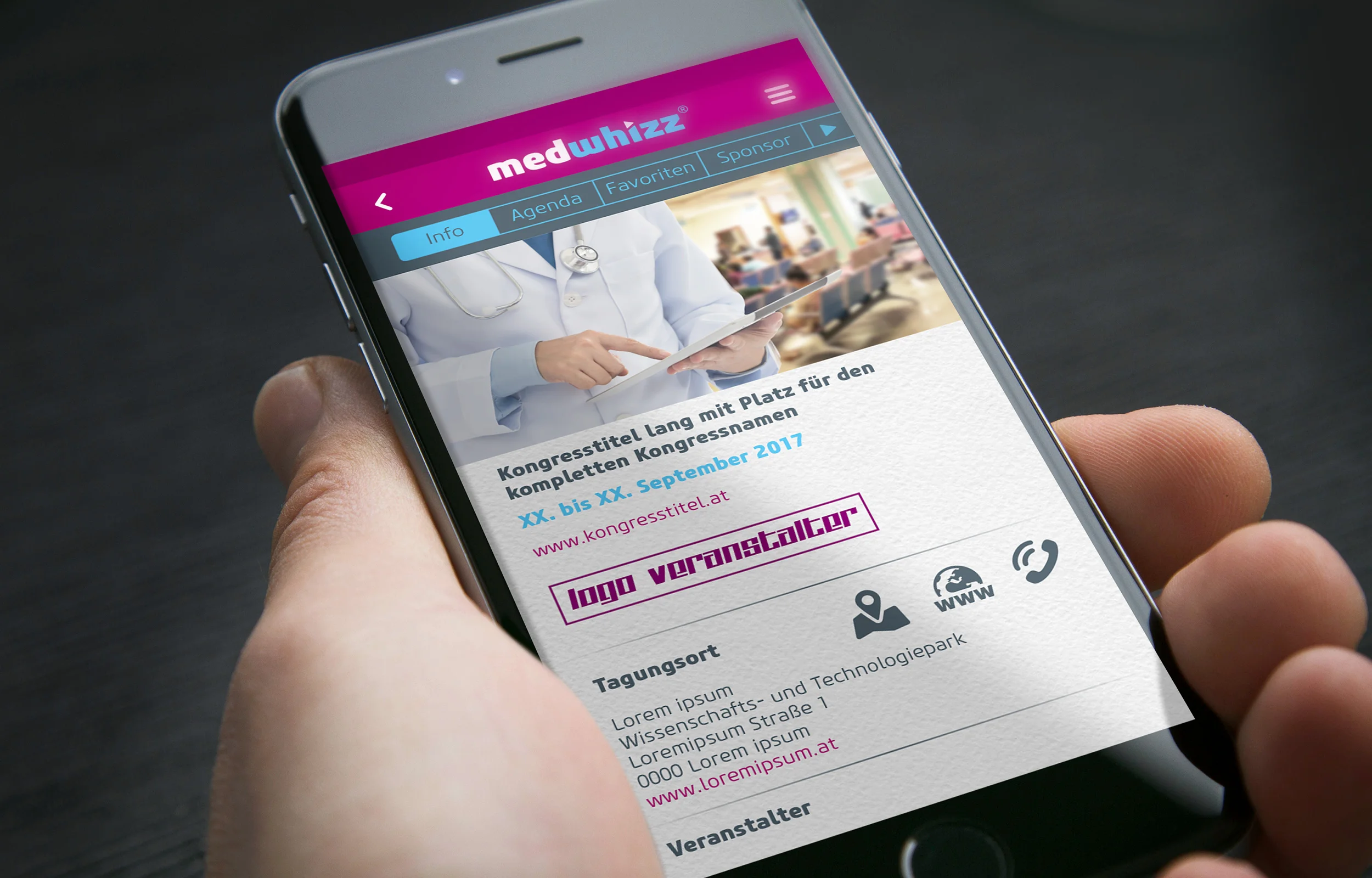 medwhizz: Congress App-Design