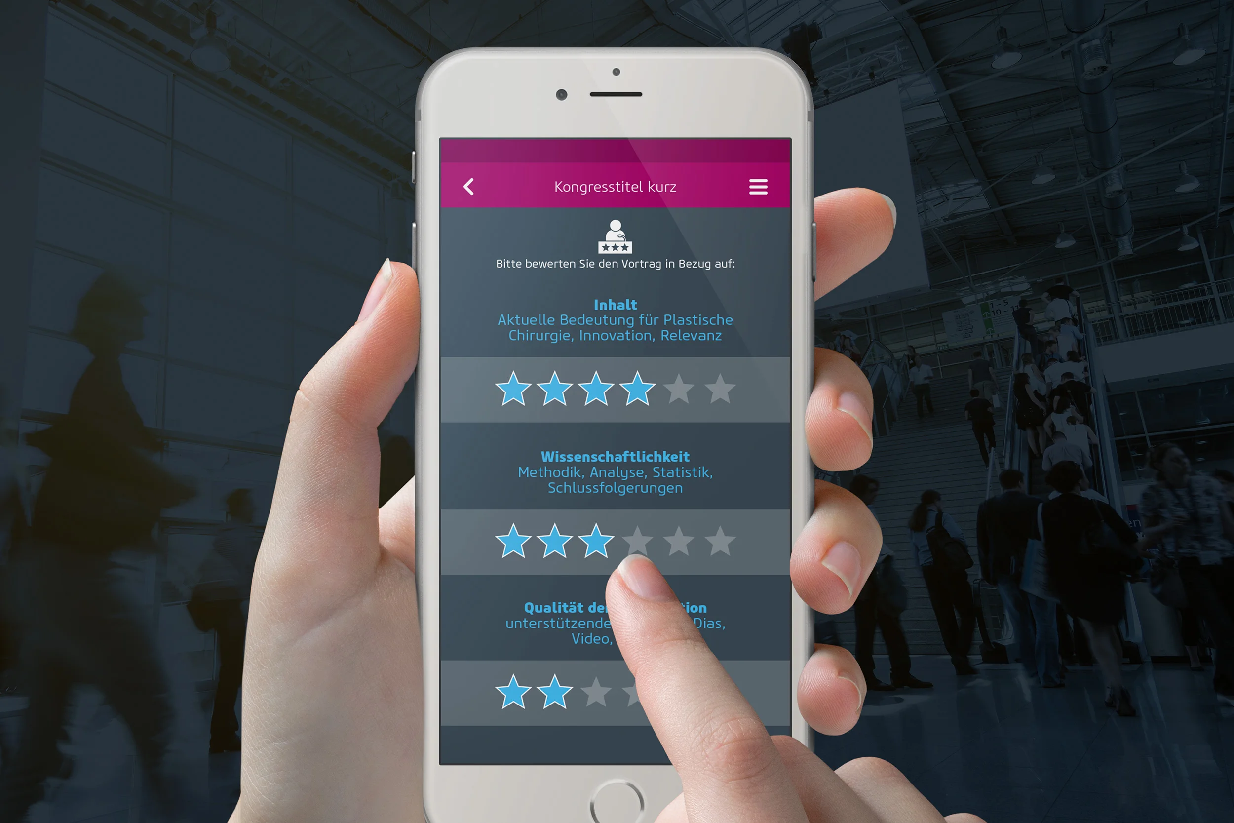 medwhizz: Congress App-Design