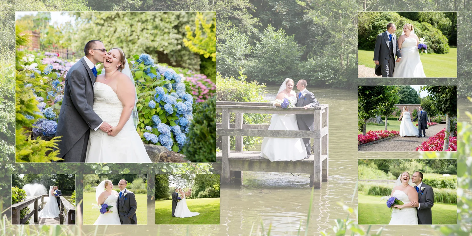 blue wedding at Ashdown Park Hotel by Helen England Photography