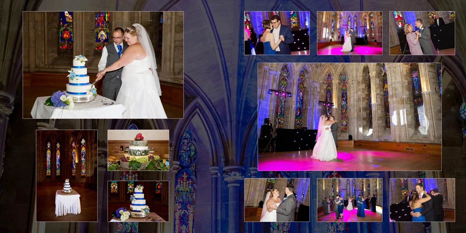 blue wedding at Ashdown Park Hotel by Helen England Photography