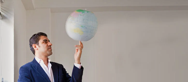Khanna sees a world that is not spinning out of control