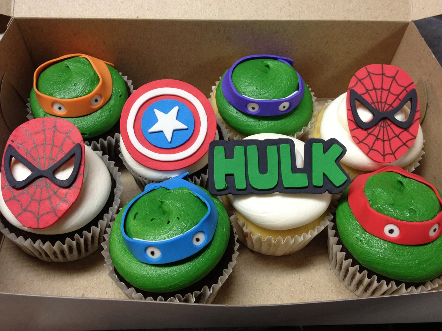 Superhero Cupcakes