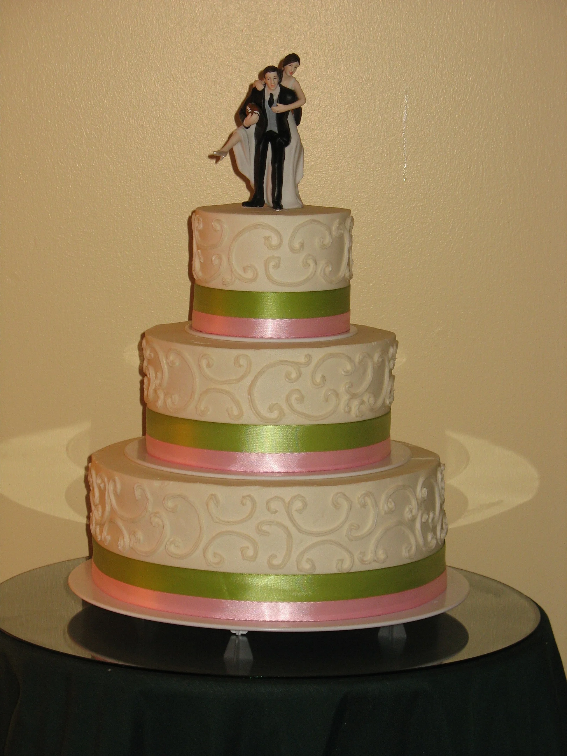 Signature Scrollwork with Double Ribbon