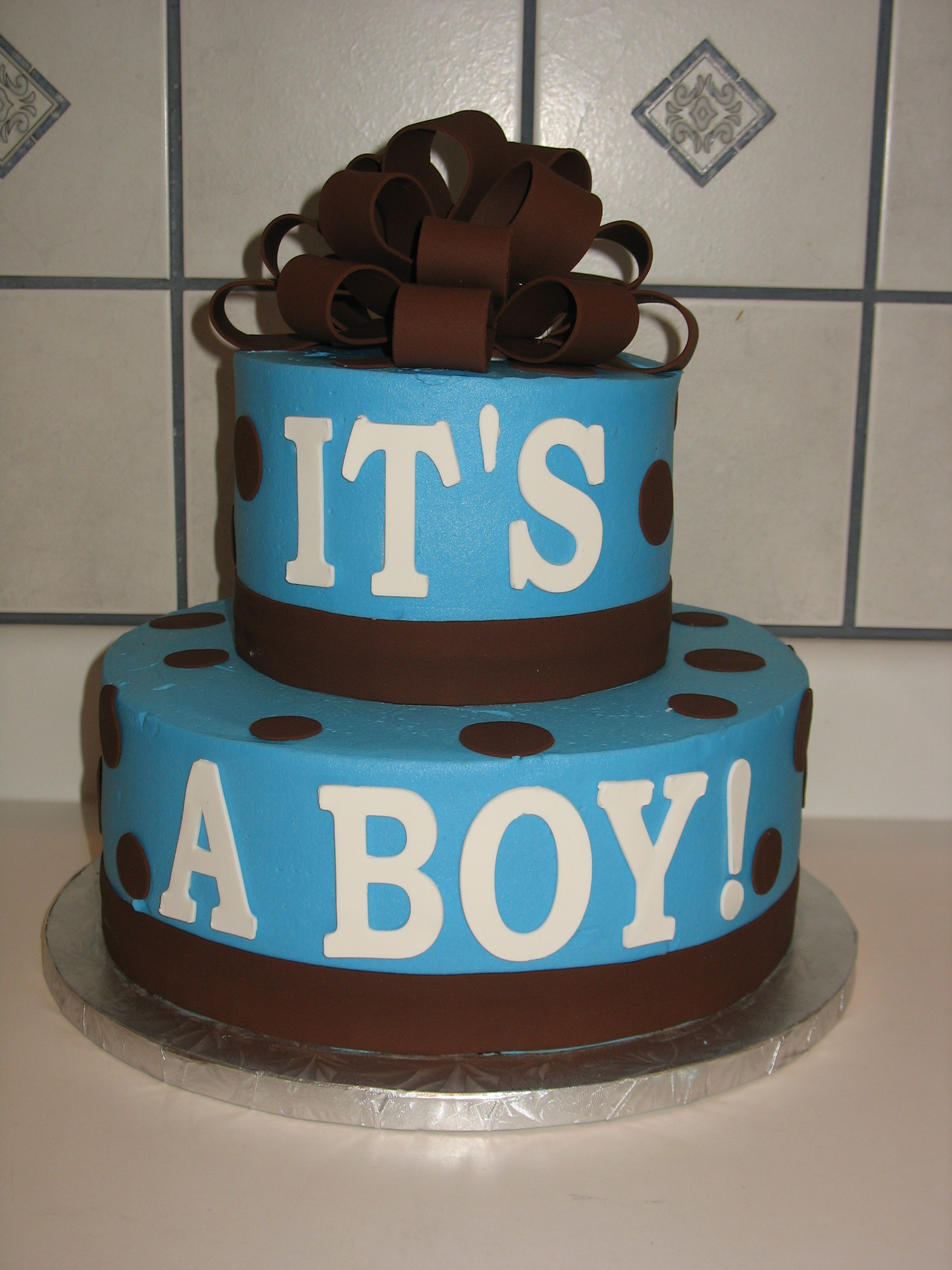 Boy Baby Shower 2 Tier