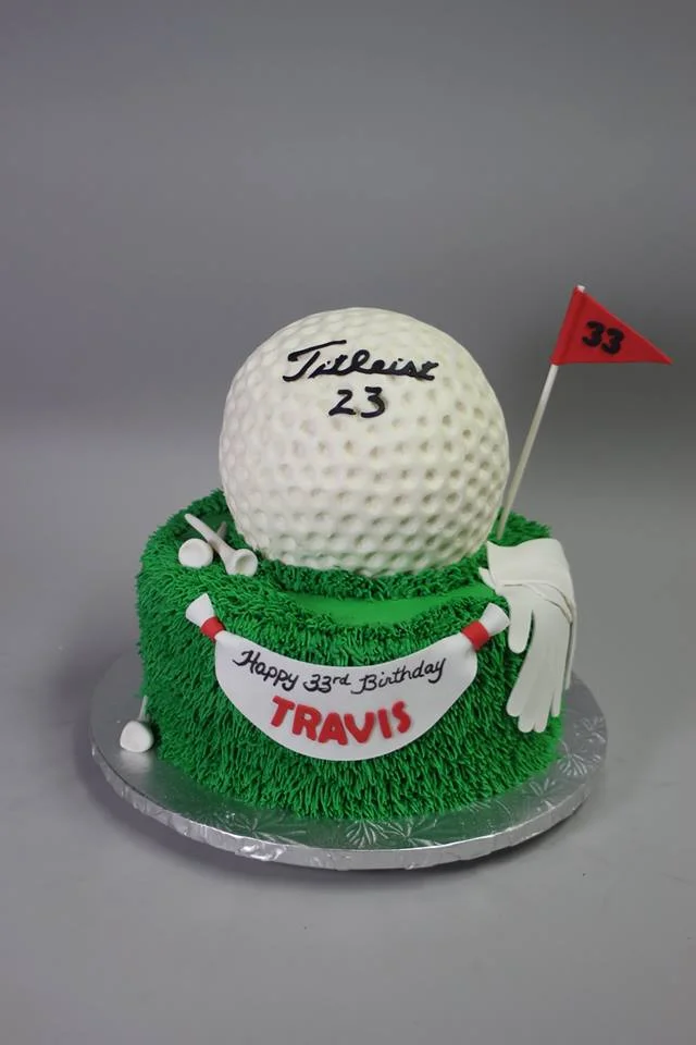 Golf 2-Tier with Ball Top