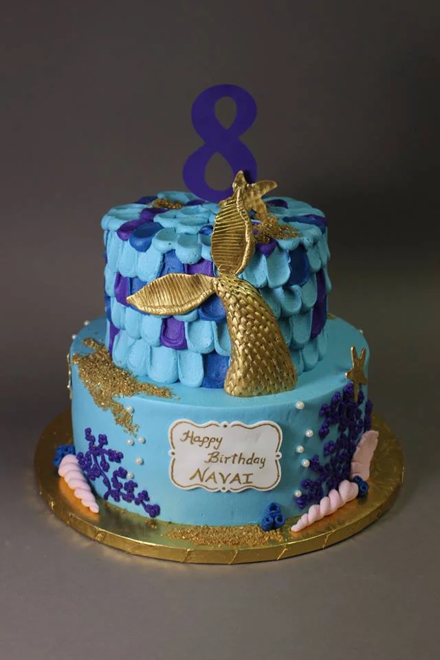 Mermaid Tail Under the Sea