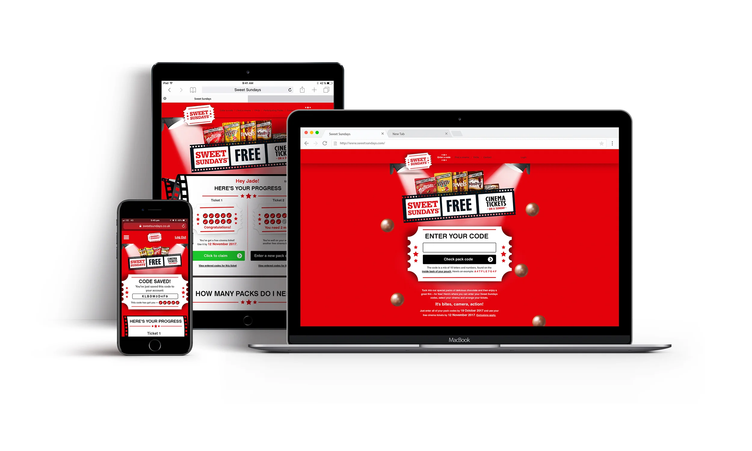 Responsive microsite