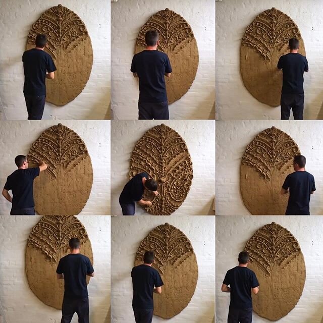 #manuelcanu #architecturalinstallation #unfiredclay  #architecturalceramics