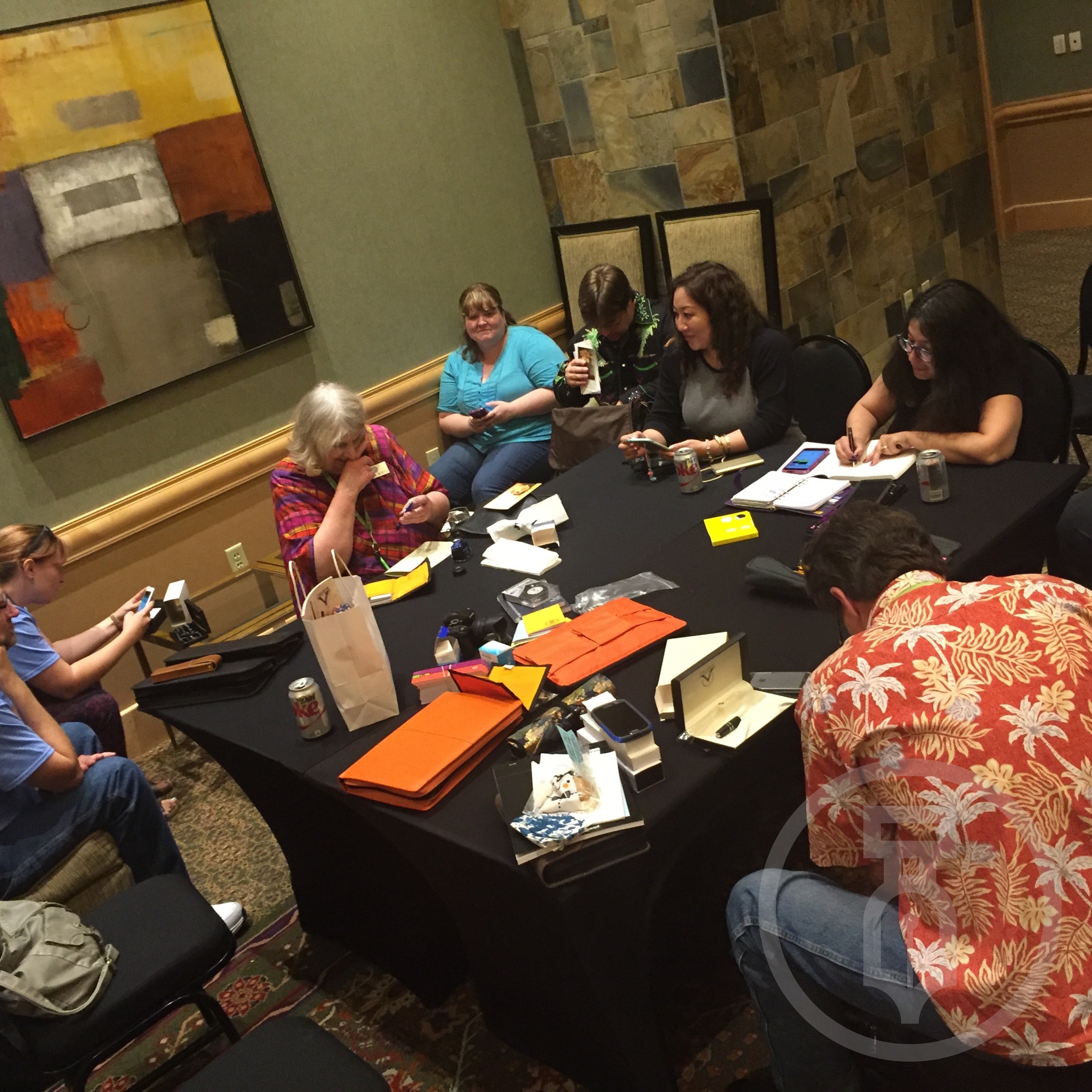 Fountain Pen Day meet & greet. Susan Wirth joined us as well.