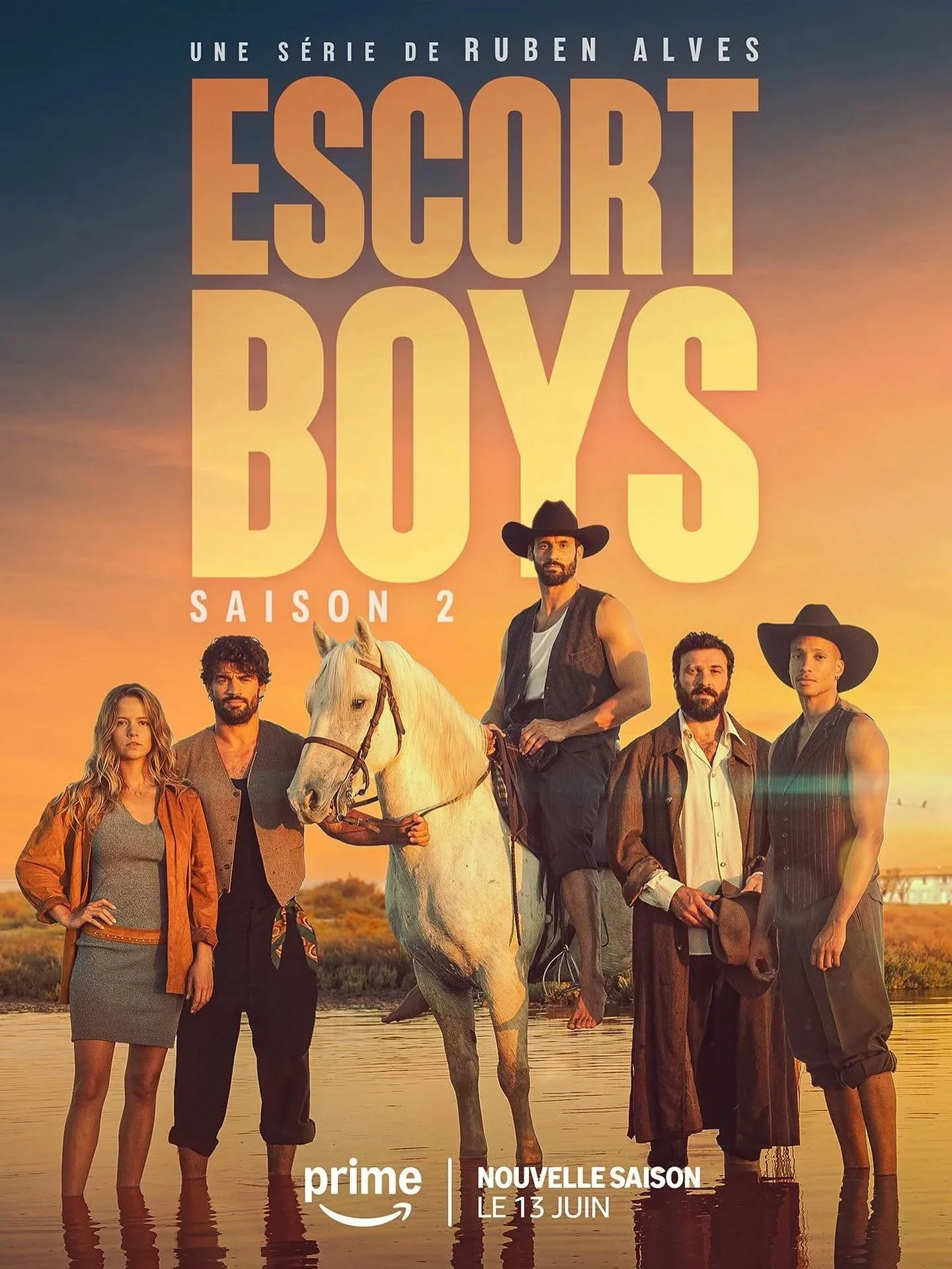 ESCORT BOYS - SEASON 2 - TRAILER 
Be ready =&gt; June 13 

Directed by the truly inspired @rubenalves09 for @amazonprime 

Prod: @storynationproductions @oberkampfproductions 

Cast @guillaume__labbe @simonehrlacher @thibautevrard @corentinfila @mary