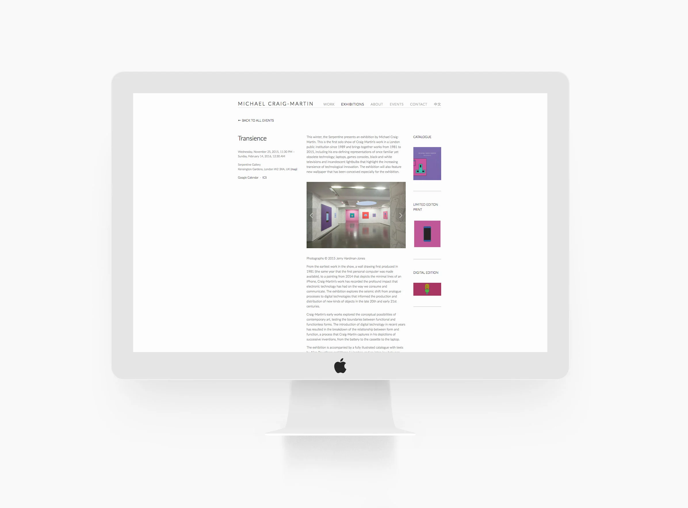 Website-Design-for-Artists-and-Creatives-by-Hanna-Sorrell_Michael-Craig-Martin-Exhibition.jpg