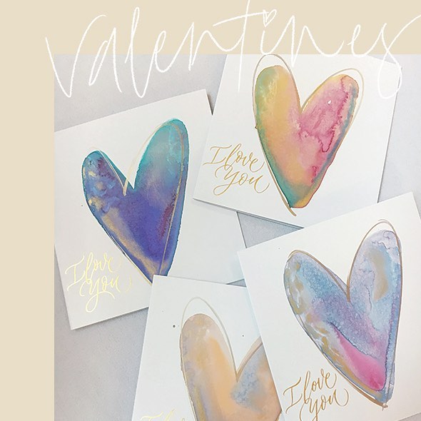 In the lead up to Valentines's Day this year, I got to live out one of my dream jobs, creating greeting cards for @karrinyup_sc. I loved every second of it and their customers got to take home a (complimentary) unique, personalised card for their nea