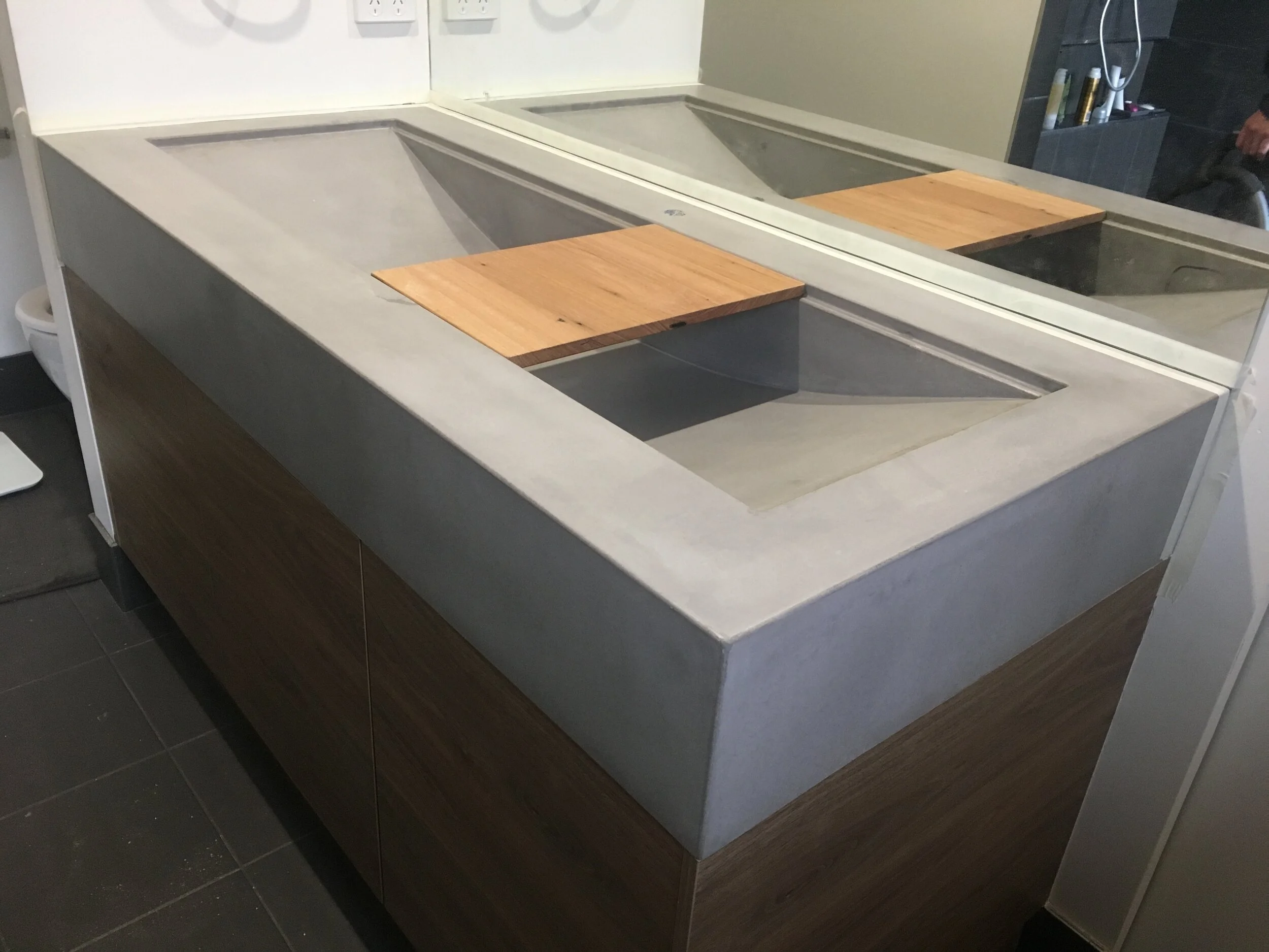 Concrete Bathroom Vanities — Concrete Benchtops Canberra