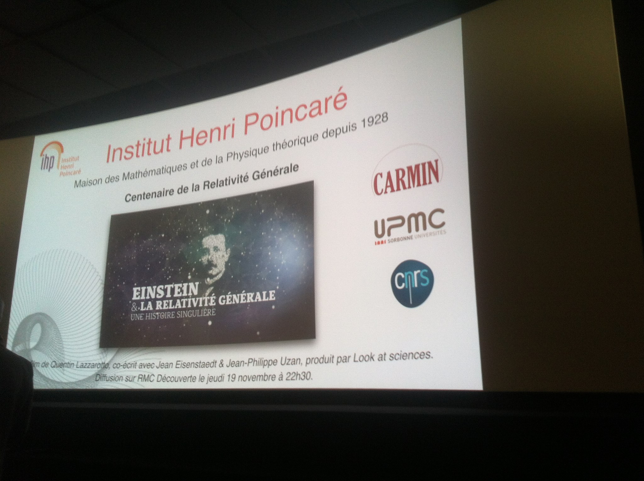 Cinéma le Grand Action - Paris - Einstein et la Relativité Générale